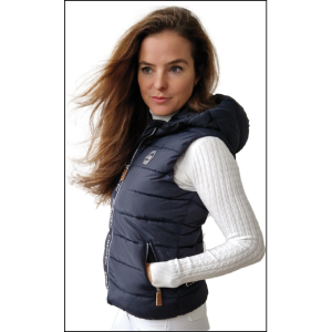 Riding gillet Yuki navy for women