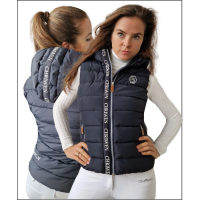 Riding gillet Yuki navy for women